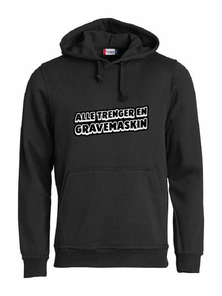 Hettegenser - Alle trenger en gravemaskin